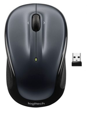 Logitech M325s Wireless Mouse RF Wireless Optical 1000 DPI, Black/Dark Grey