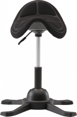 Up Up Toronto ergonomic balance stool Black, Black fabric, longer gas lift