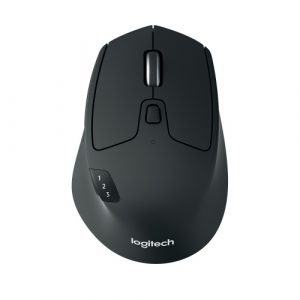 Logitech M720 Triathlon Wireless Mouse RF Wireless + Bluetooth, 1000 DPI, Black