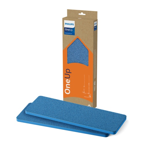 Philips OneUp XV1882/20 2X Replaceable Mop Pads, Blue