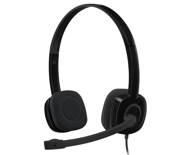 Logitech H151 Stereo Wired Headset 3.5 mm jack, Black