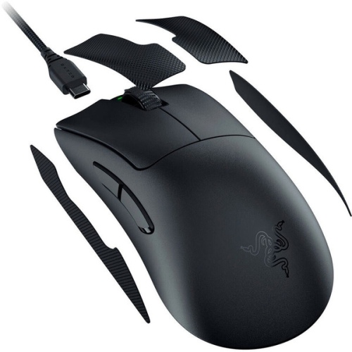 Razer DeathAdder V3 Pro Wireless Gaming Mouse, RF Wireless + USB-C, 30000 DPI, Black
