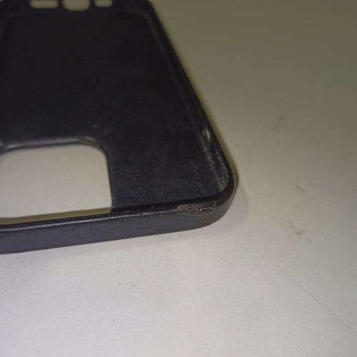 Ecost Customer Return Apple iPhone 14 Pro leather case with Magsafe Midnight