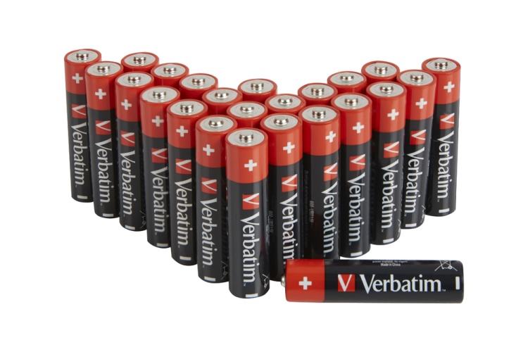 Verbatim 49504 Alkaline Batteries AAA LR03 (24 pcs/Pack)