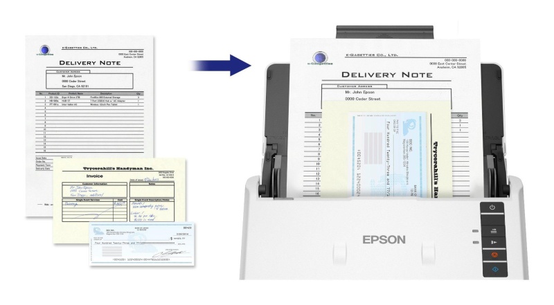 Epson WorkForce DS-530III Scanner Colour A4 40 ppm 600x600 DPI, Duplex, ADF, USB