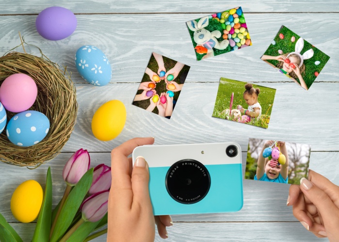 Kodak PRINTOMATIC Instant Print Camera, 2x3'', Blue
