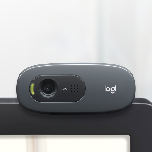 Logitech C270 HD Webcam, Dark Grey