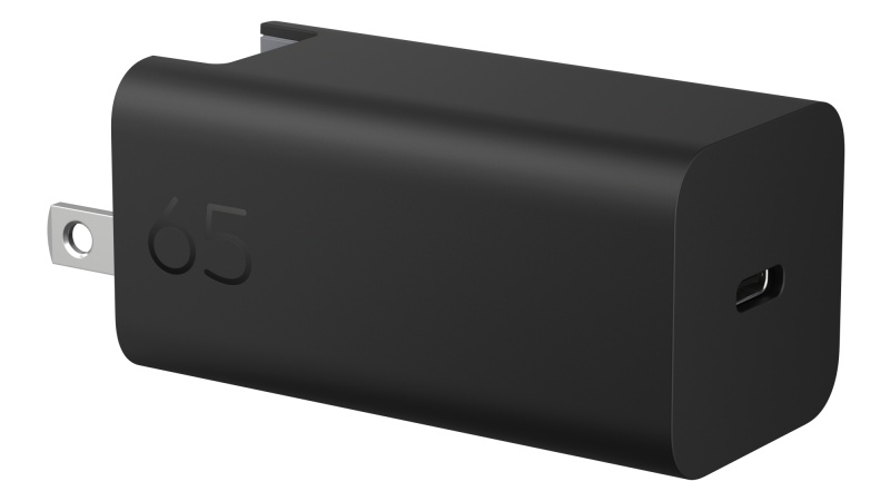 HP C90CKUT Laptop Charger 65W GaN, USB-C, EU, Black