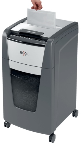 Rexel Optimum AutoFeed+ 300M Paper Shredder Micro-cut shredding 2x15 mm P-5 60L 55 dB