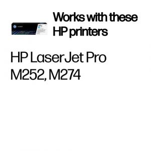 HP 201A (CF401A) Toner Cartridge, Cyan