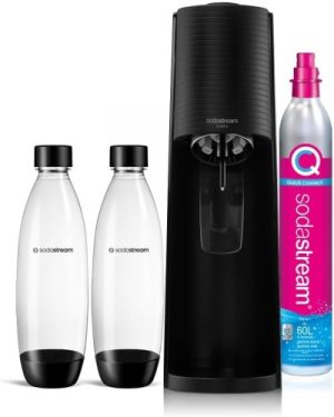 6cUJCIc9k498OpKWHAxIzbeQdJLxoUfwmA1dGavW SodaStream Terra Black + 2 bottles (1012812310) Sparkling water maker, Black