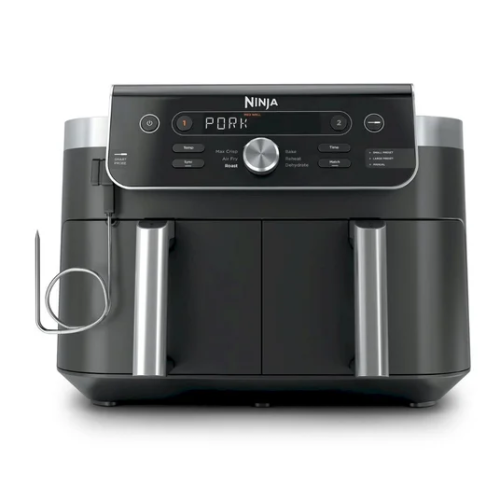 Ninja Dual Zone XL DZ950EU Hot Air Fryer 9.5 L 2470 W, Black/Grey