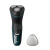 Philips 3000X Series X3002/00 Shaver, Black/Green