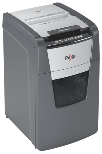 Rexel Optimum AutoFeed+ 150X Paper Shredder Cross Cut 4x28mm P-4 44L 55 dBA