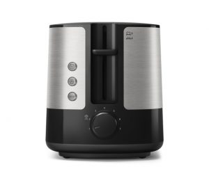 Philips Viva Collection HD2637/90 Toaster 950 W, Black/Silver