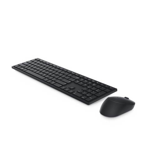 Dell Pro KM5221W Wireless Keyboard and Mouse, RF Wireless, US Int, Black