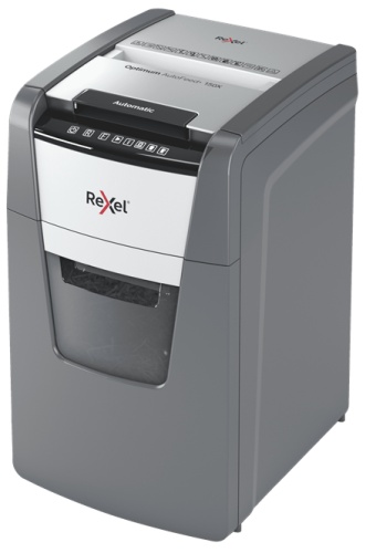 Rexel Optimum AutoFeed+ 150X Paper Shredder Cross Cut 4x28mm P-4 44L 55 dBA