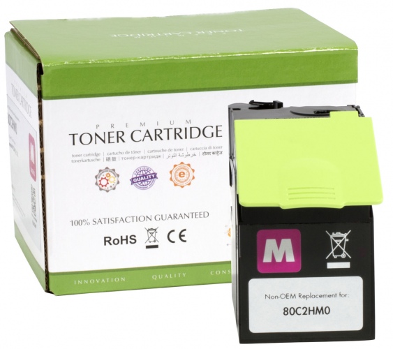 Static Control Toner Cartridge Magenta, Compatible with Lexmark 802HM (80C2HM0)