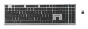 Kensington KB535 EQ Rechargeable Multi-Device Full Size Keyboard RF+BT, US, Space Grey