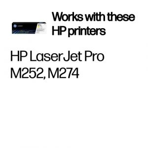 HP 201A (CF402A) Toner Cartridge, Yellow