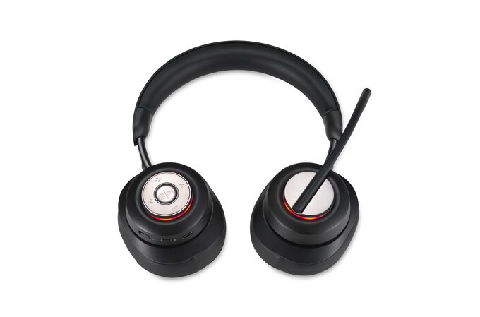 Kensington H3000 Wireless Headset, Bluetooth, Black
