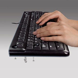 Logitech K120 Wired Keyboard USB-A US Int, Black