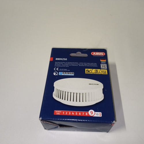 Ecost Customer Return ABUS RWM250 Smoke and Heat Alarm Pure White