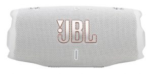 JBL Charge 6 Portable Speaker, Bluetooth, White