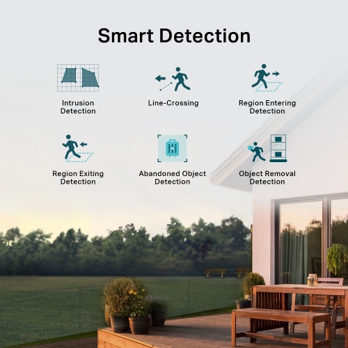 TP-Link VIGI C540V VIGI 4MP Outdoor Full-Color Dual-Lens Varifocal Pan Tilt Network Camera