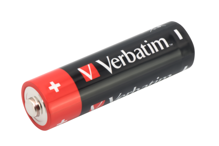 Verbatim 49501 Alkaline Batteries AA LR6 (4 pcs/Pack)