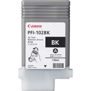 Canon PFI-102BK (0895B001) Ink Cartridge, Black
