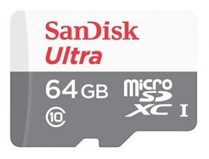 SanDisk Ultra MicroSDXC Memory Card 64GB Class 10 UHS-I