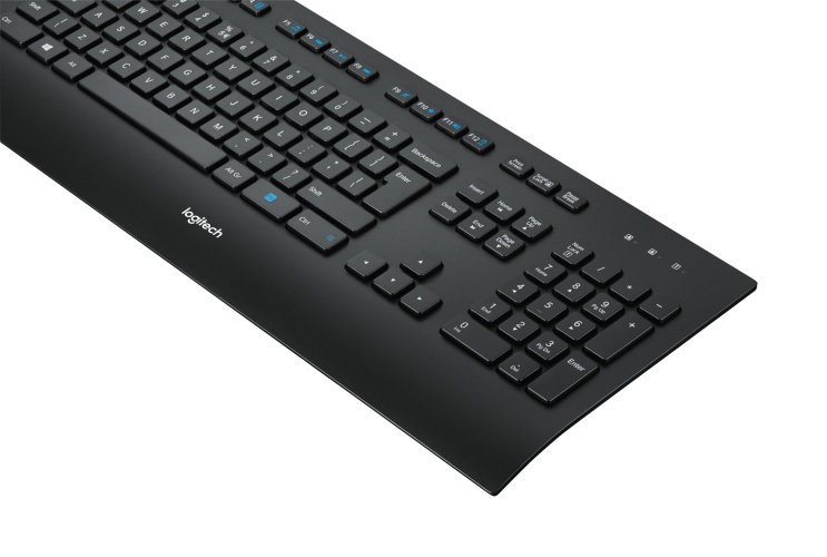 Logitech K280e Wired Keyboard, USB, US, Black