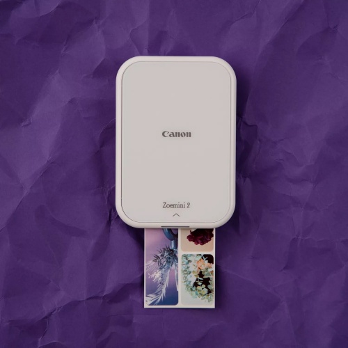 Canon Zoemini 2 Portable Photo Printer Colour ZINK 2x 3'', Bluetooth, White