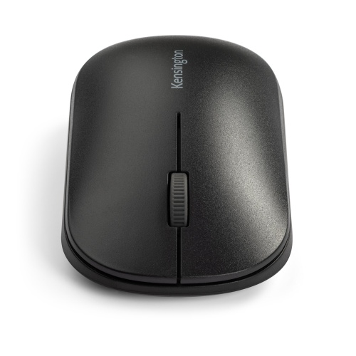 Kensington SureTrack Dual Wireless Mouse, RF Wireless + Bluetooth, 2400 DPI, Black