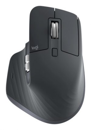 Logitech MX Master 3S Wireless Mouse RF Wireless + Bluetooth, 8000 DPI, Graphite