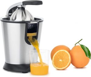 Ecost Customer Return H.Koenig AGR80 Electric Citrus Juicer with Lever Arm / Anti-Drip System / B