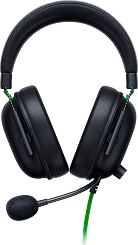 Razer BlackShark V2 X Wired Gaming Headset, Black/Green