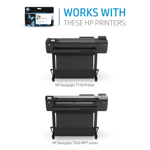 HP 728 (F9K15A) Ink Cartridge, Yellow