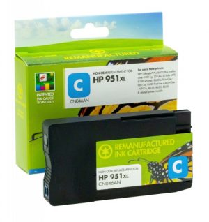 Static Control Ink Cartridge Cyan (New Chip), Compatible with HP 951XL (CN046AE)