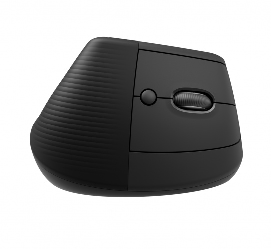 Logitech Lift Vertical Wireless Mouse, RF Wireless + Bluetooth, 4000 DPI, Graphite