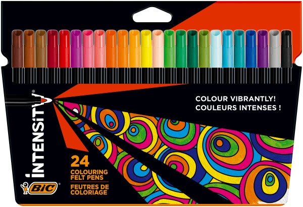 BIC Intensity Up Felt pens box of 24 pcs. 978035