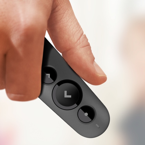 Logitech R500s Laser Presentation Remote, Graphite