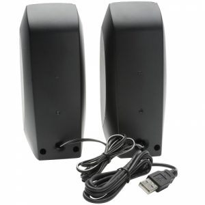 Logitech S150 USB Stereo Speakers, 1.2W, USB-A, Black