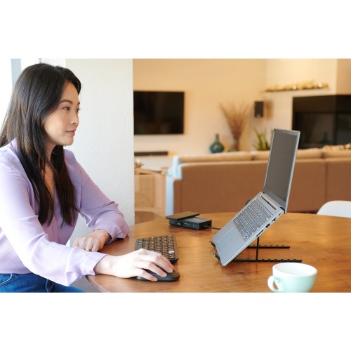 Kensington SureTrack Dual Wireless Mouse, RF Wireless + Bluetooth, 2400 DPI, Black