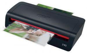 GBC 240 Home Office Laminator A4, 400 mm/min, Black/Red