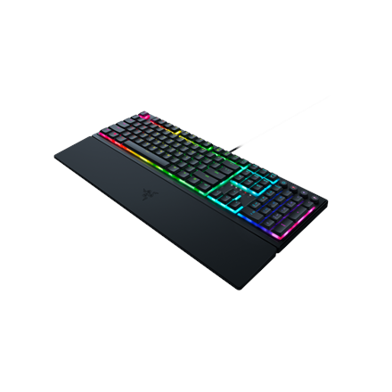 Razer Ornata V3 Wired Gaming keyboard, USB, RGB LED, US, Mecha-membrane switch, Black