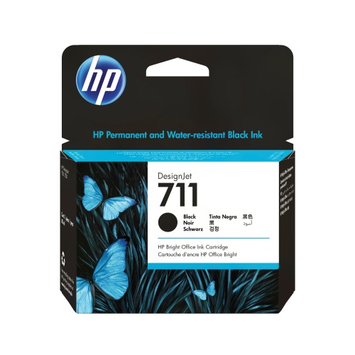 HP 711 (CZ133A) Ink Cartridge, Black