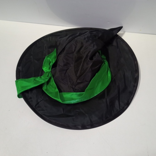Ecost Customer Return Foxxeo Black Green Witch Costume with Witch Hat for Women – Size M–4XL – Fancy