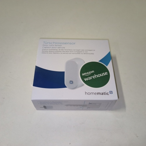Ecost customer return Homematic IP Smart Home Door Lock Sensor 3V White + Silver Cover Included 1554